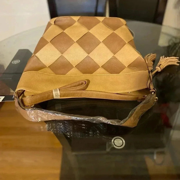 Rebecca & Rifka, Brand New, Brown and Tan colored Large Tote Bag - Picture 7 of 11